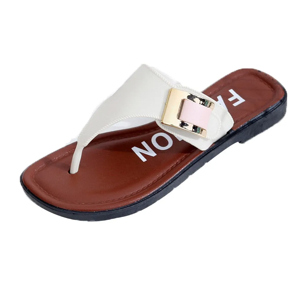 Double Marlin Flip Flops Women Summer Beach Casual Flat Slippers