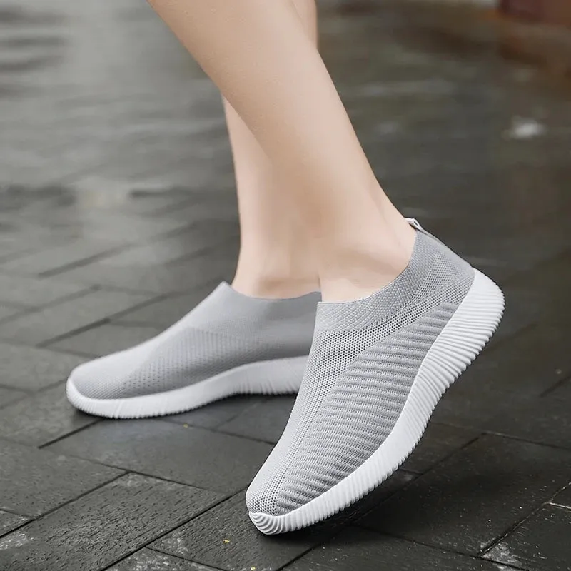 Women Vulcanized Shoes High Quality Women Sneakers Slip On Flats Shoes Women Loafers Plus Size 42 Walking Flat Loafers Shorts