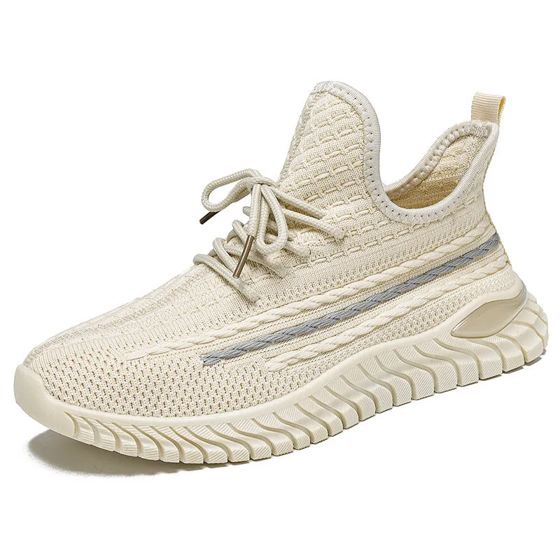 J Balvin Sneakers Women's Air-Cushioned Sports Flyknit Sneakers