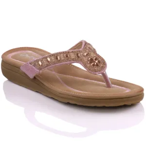 Womens Jayoz Adorable Wedge Slippers Slippers Lazy Step