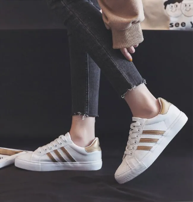 Women's Lace-up Mesh White Sneakers Fashion Shoes - W90011 Leather Sneakers Shoes
