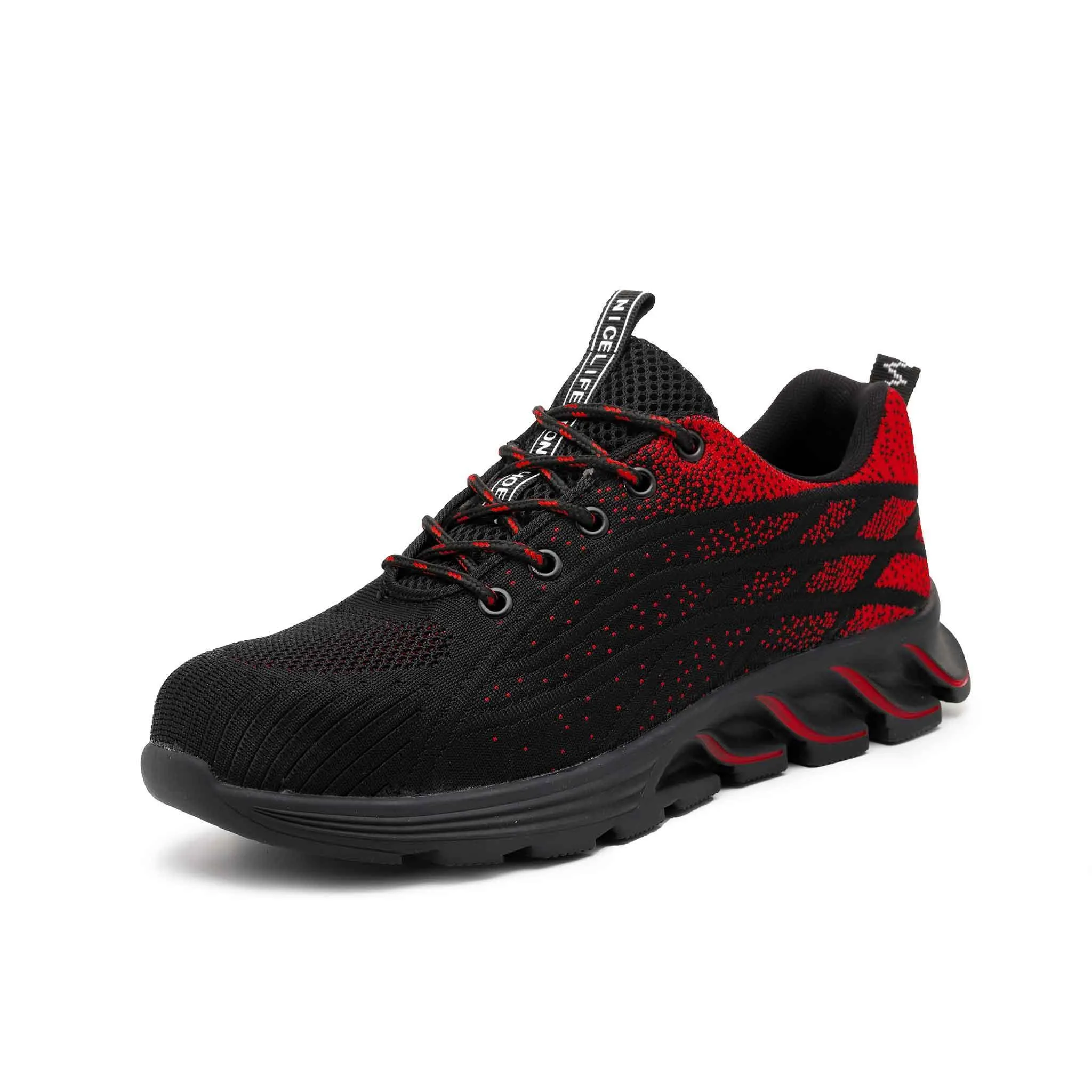 Best Soft Toe Work Boots For Plantar Fasciitis Women's Lightweight Steel Toe Sneakers - Rubber Sole | B240