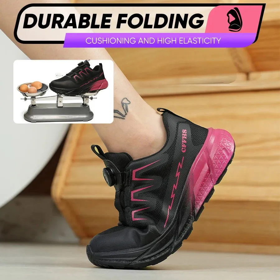 Womens Safety Shoes Steel Toe Sneaker Sport Work Safety Boots 2nd Shift Work Boots