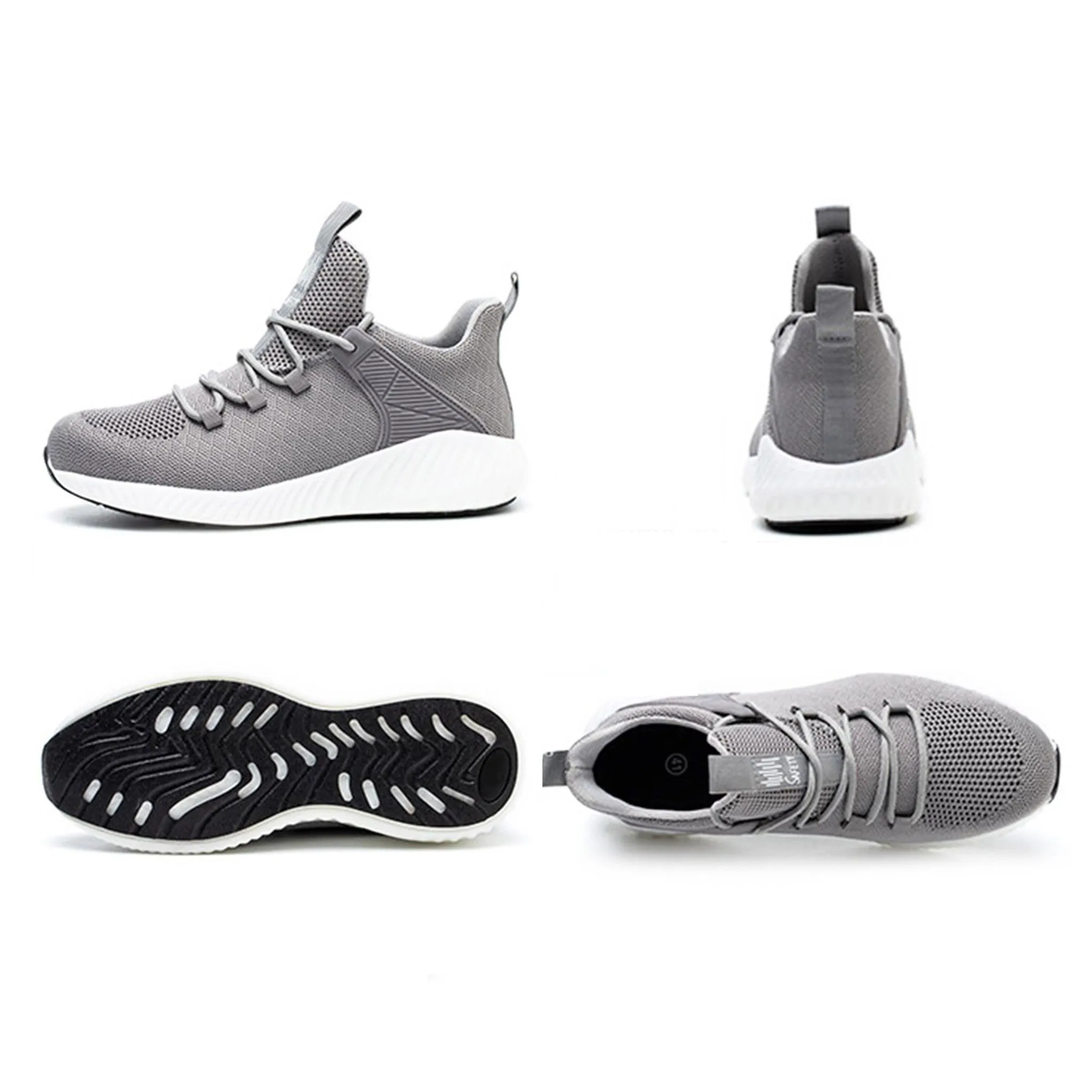 Most Comfortable Work Boots For Concrete Women's Steel Toe Sneakers - Breathable | B166