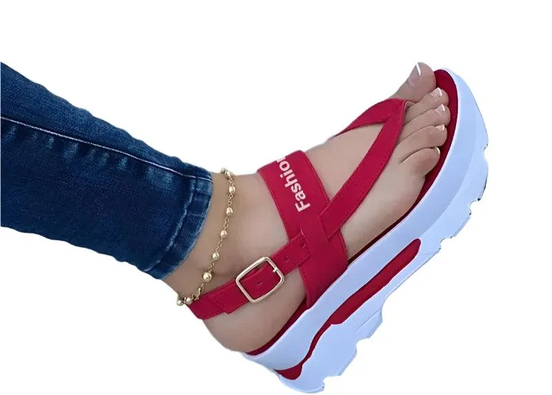 Women's Summer Wedge Sandals  Stylish & Comfortable Platform Heels for Casual Elegance White Brazil Flip Flops