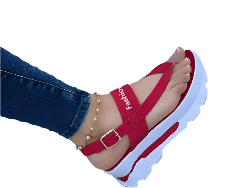 Flip Flops For Running Women's Summer Wedge Sandals  Stylish & Comfortable Platform Heels for Casual Elegance
