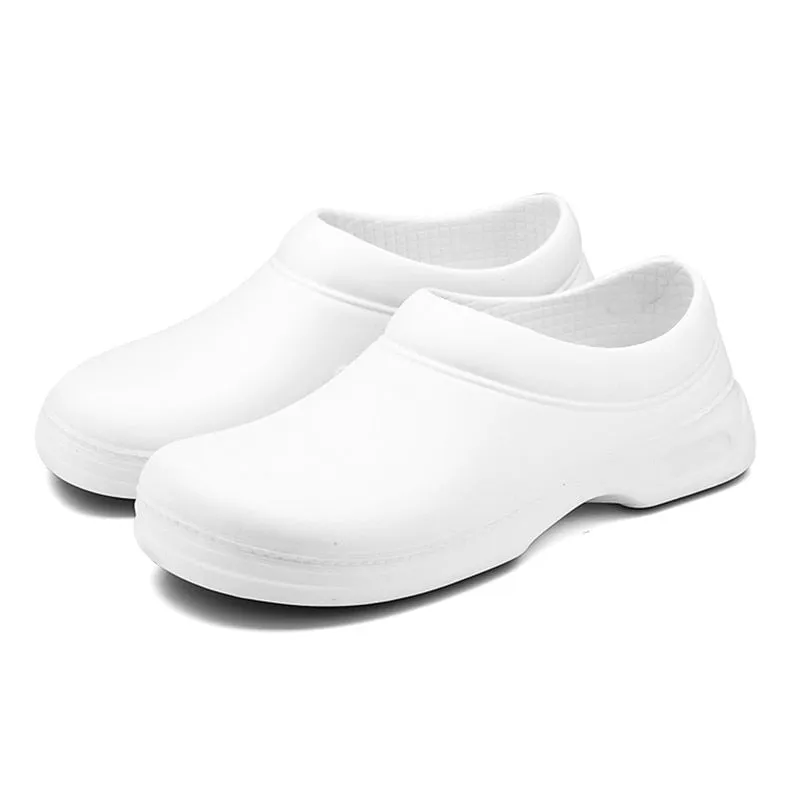 House Slippers Amazon YEINSHAARS New Men's Chef Kitchen Working Slippers Garden Shoes Summer Breathable Mules Clogs Men Anti Slip Unisex Shoes Sandals