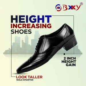 Sandals Hotels BXXY Height Increasing Party Wear Brogue Oxford Shoes