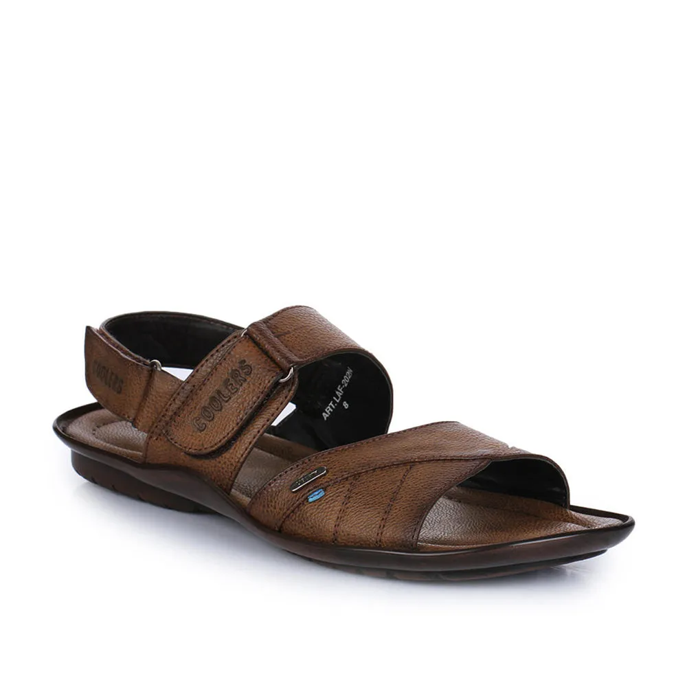 Faze Slippers Coolers Formal Brown Sandals For Men LAF-202N By Liberty