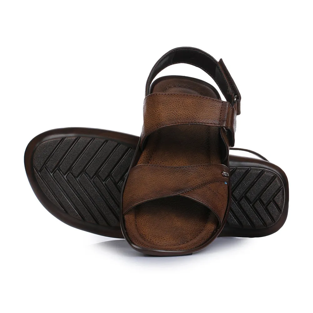 Coolers Formal Brown Sandals For Men LAF-202N By Liberty Ohio State Slippers