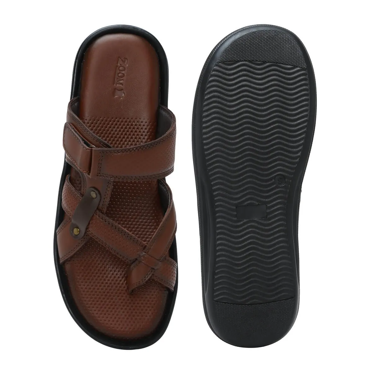 Sun Sand Sandals Zoom Shoes Casual Leather Slingback Sandals For Men C-30